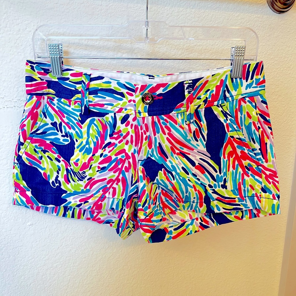 Lilly Pulitzer Walsh Short 100% Cotton Size 0